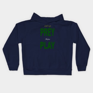 let's pray before play Kids Hoodie